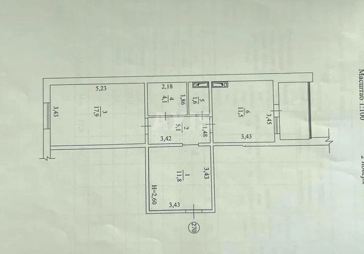 2k apartment vul. Konopljans'ka 22А655056