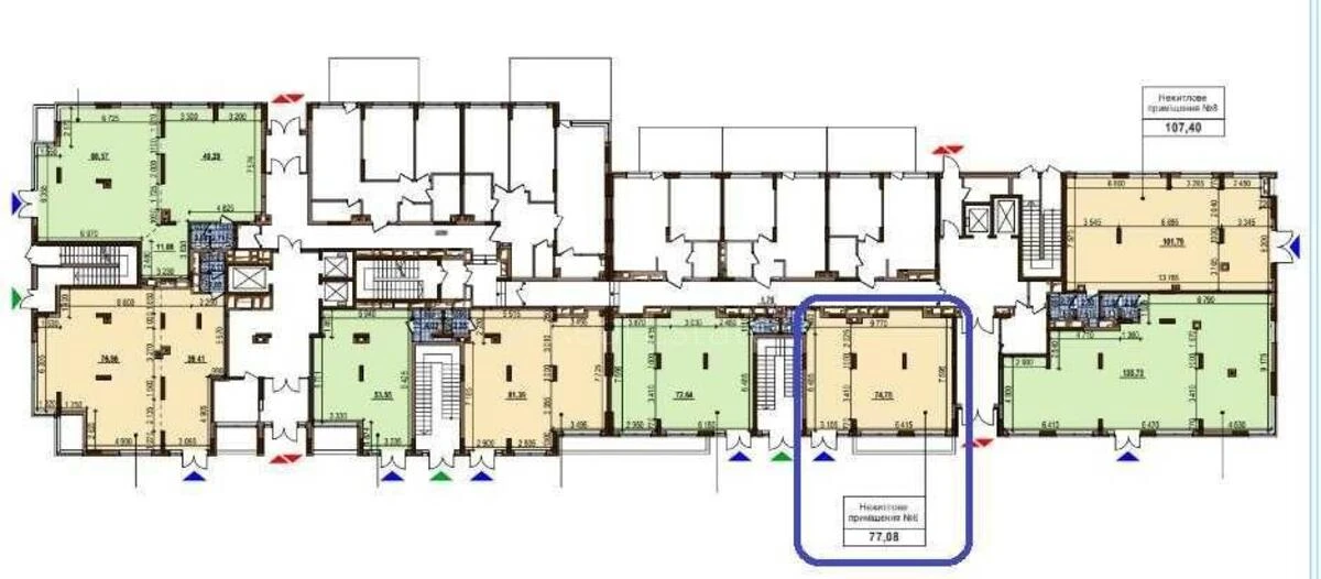 Объект торговли ул. Семьи Кристеров 2, 77м26520310