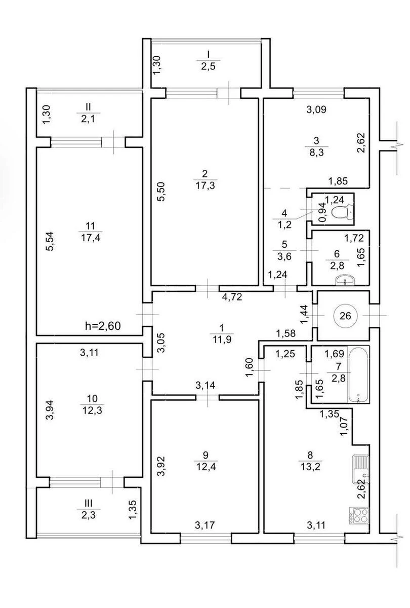 4к квартира ул. Заболотного Академика 406726710