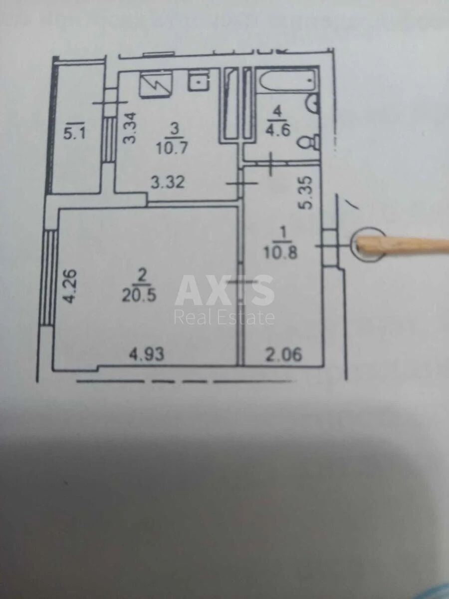 1k apartment vul. Gryshka Mykoly 9674447