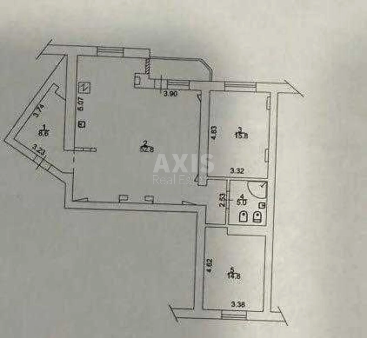 3k apartment vul. Vyshnjakivs'ka 136472916