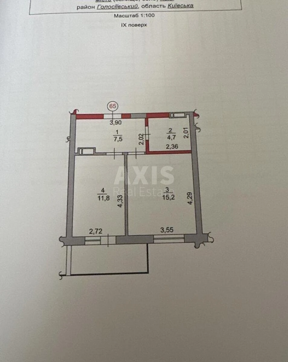 1k apartment vul. Zabolotnogo Akademika 148В, корп. 14844810