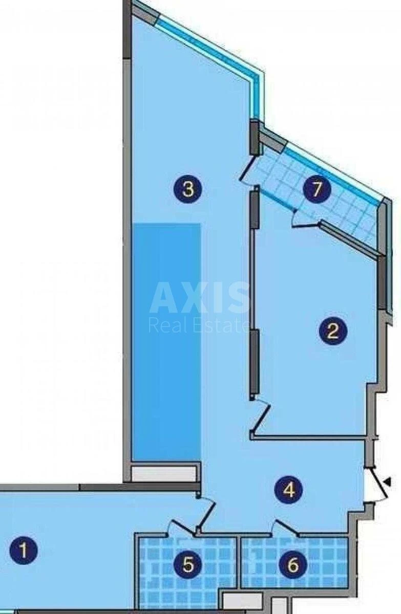 3k apartment vul. Zarichna 7629042