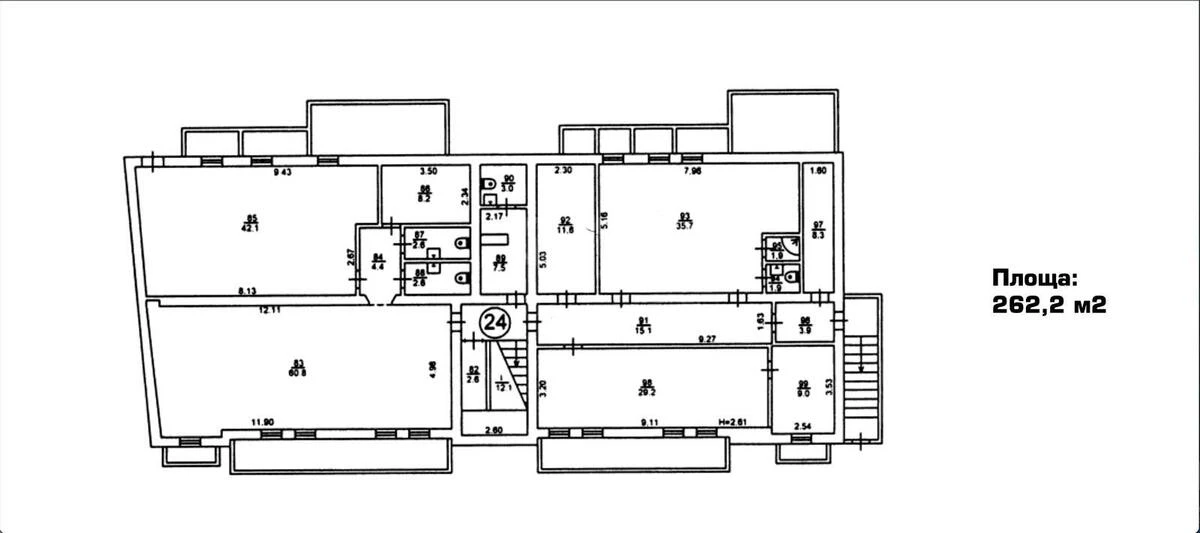 Office vul. Myhajlivs'ka 12Б, 1481m2703664