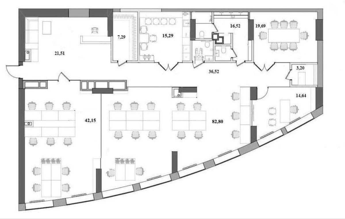 Office vul. Sichovyh Stril'civ 44А, 251m2674928