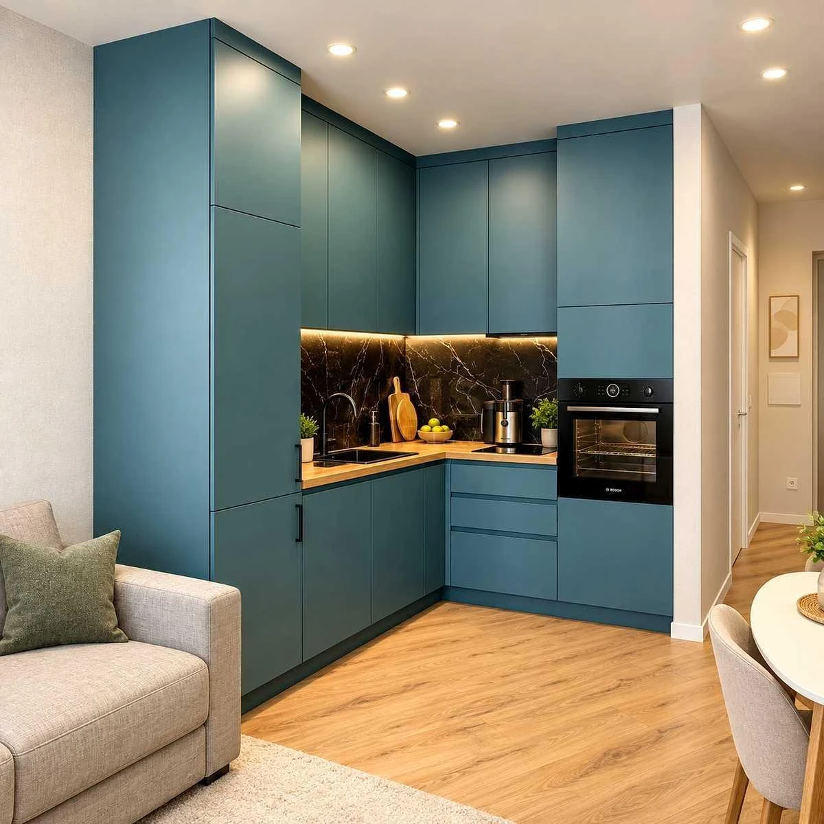 1k apartment nab. Dniprovs'ka 15Ж717630