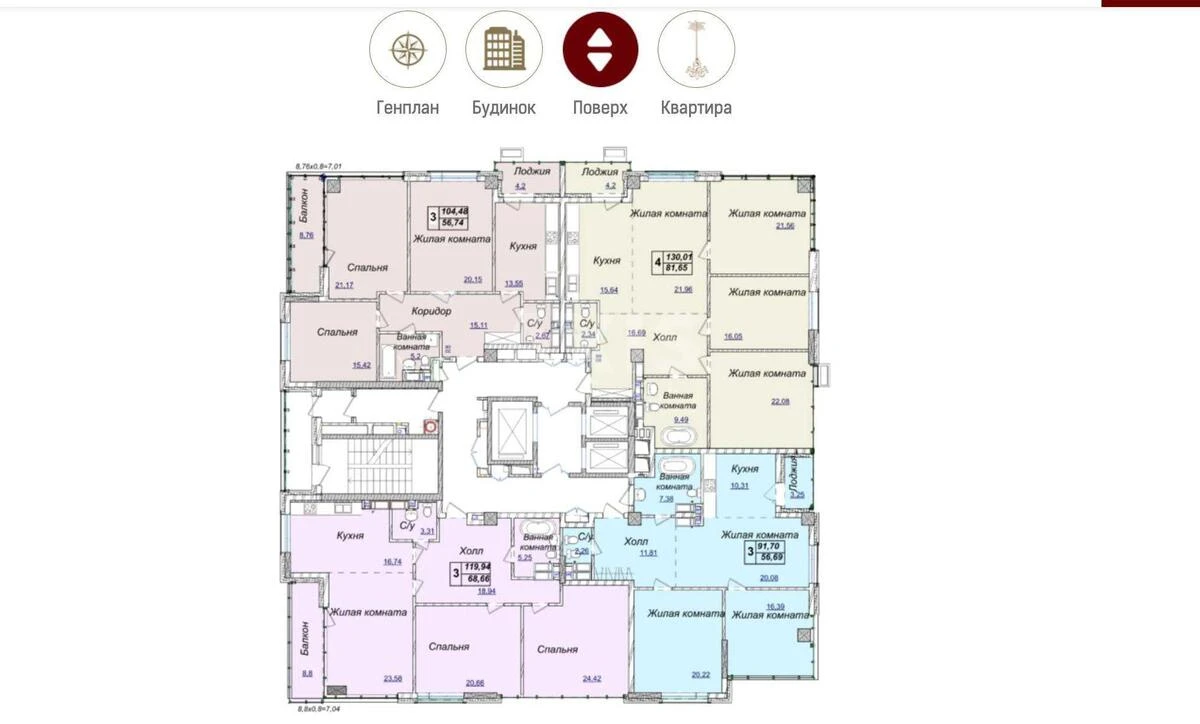 3k apartment vul. Andriya Verkhohlyada 18640892