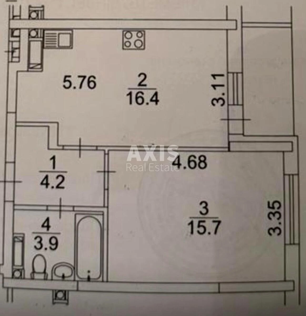 1к квартира пр-т Воздушных Сил 56B6657112