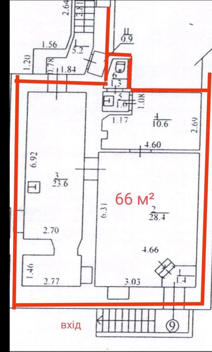 Объект торговли ул. Антоновича 32, 60м2671312