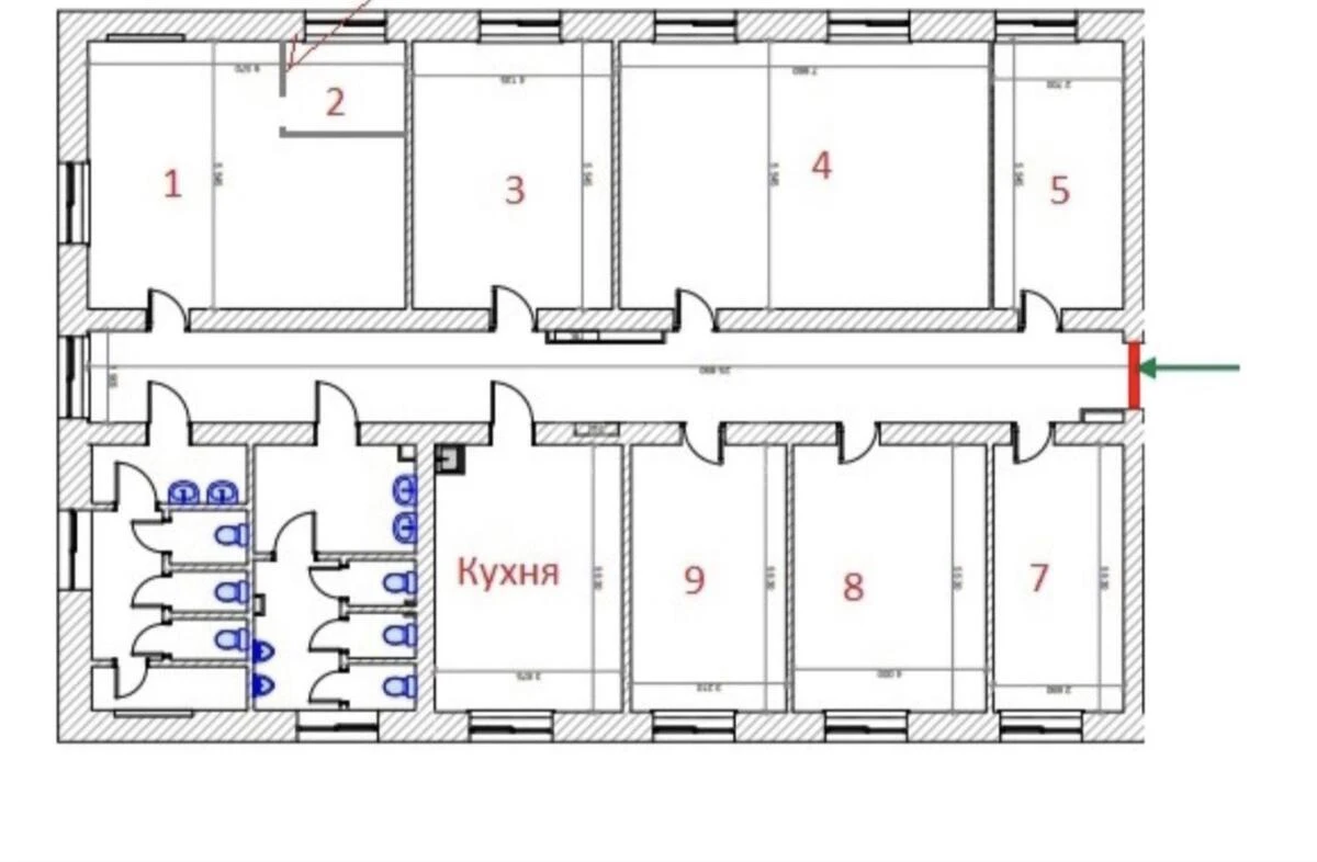 Office bul. Mykoly Mikhnovskoho 19, 370m2671468