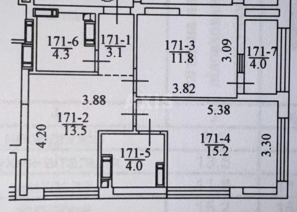 2k apartment vul. Vavylovyh 9627506