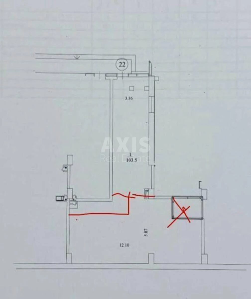 Trade object vul. Levka Lukyanenka 21, 60m2671323