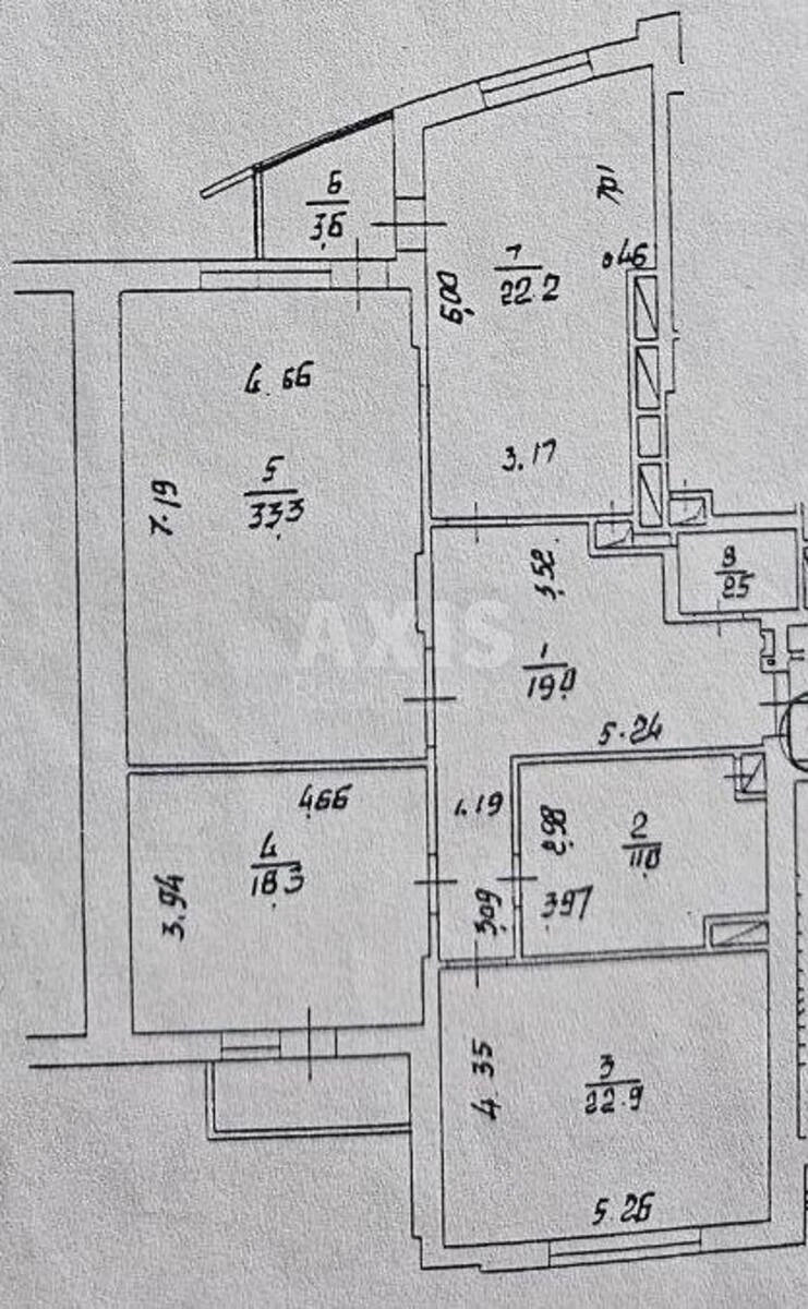 3k apartment bul. Lesi Ukrai'nky 7Б6676816