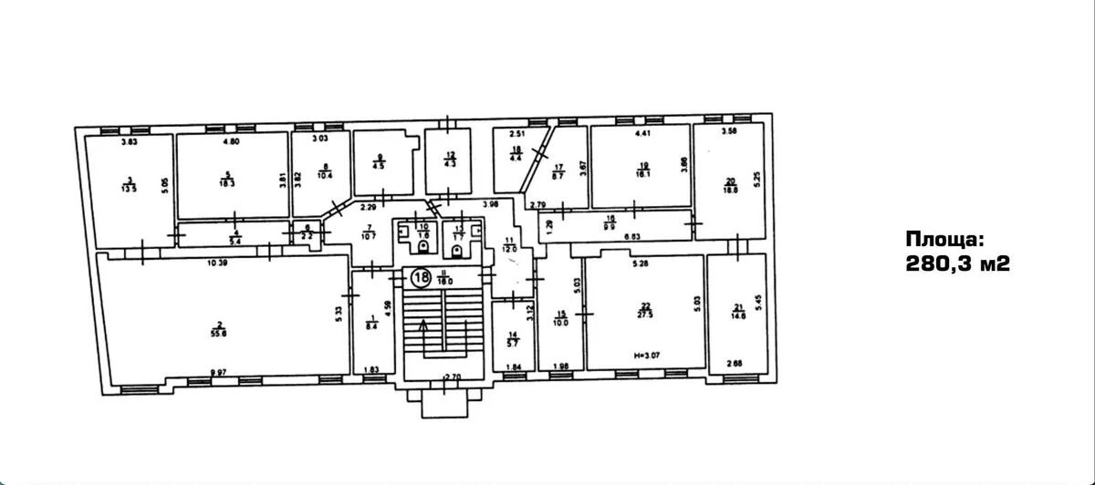 Office vul. Myhajlivs'ka 12Б, 1481m2703665