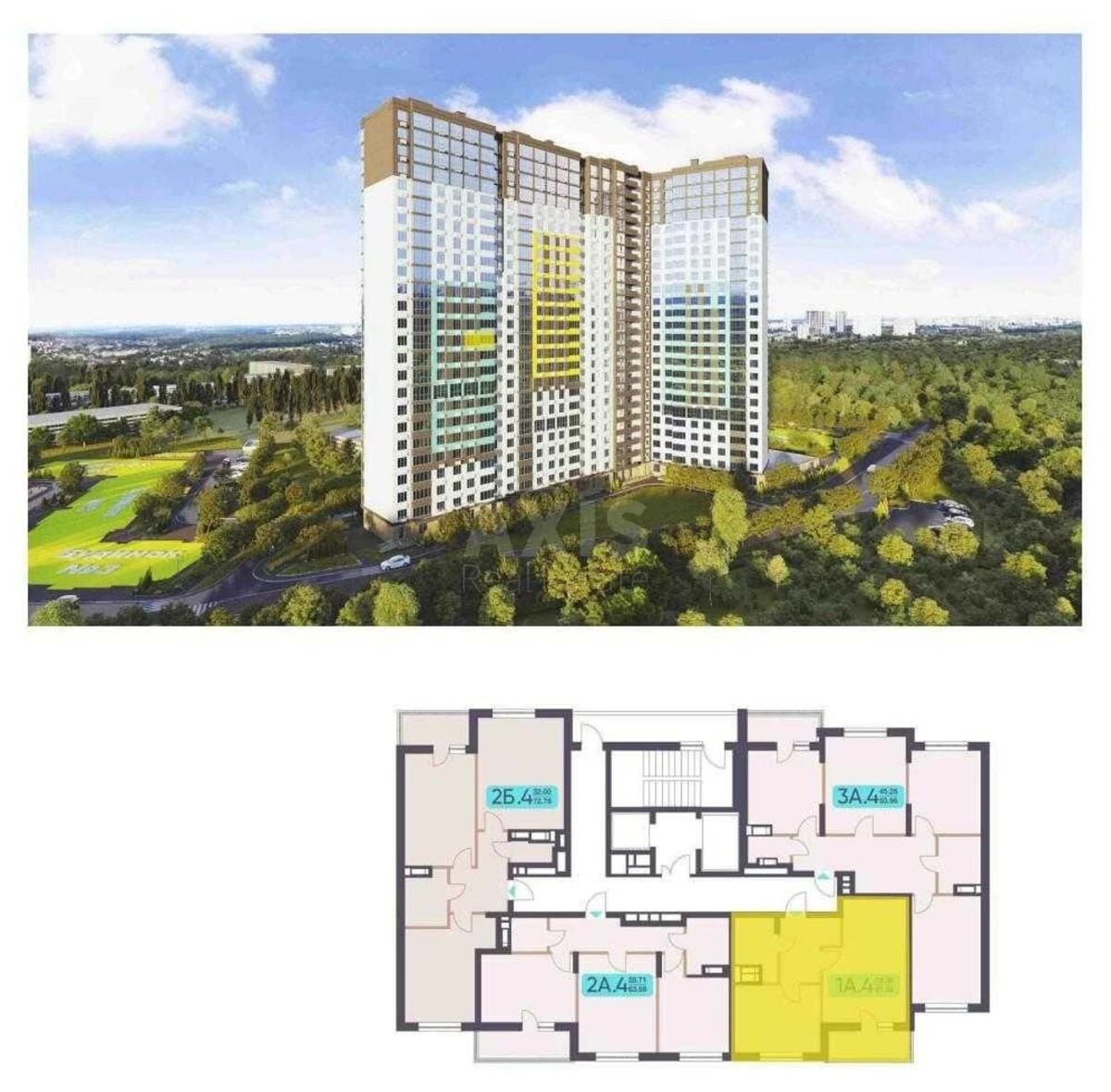 1k apartment vul. Zabolotnogo Akademika 156509016