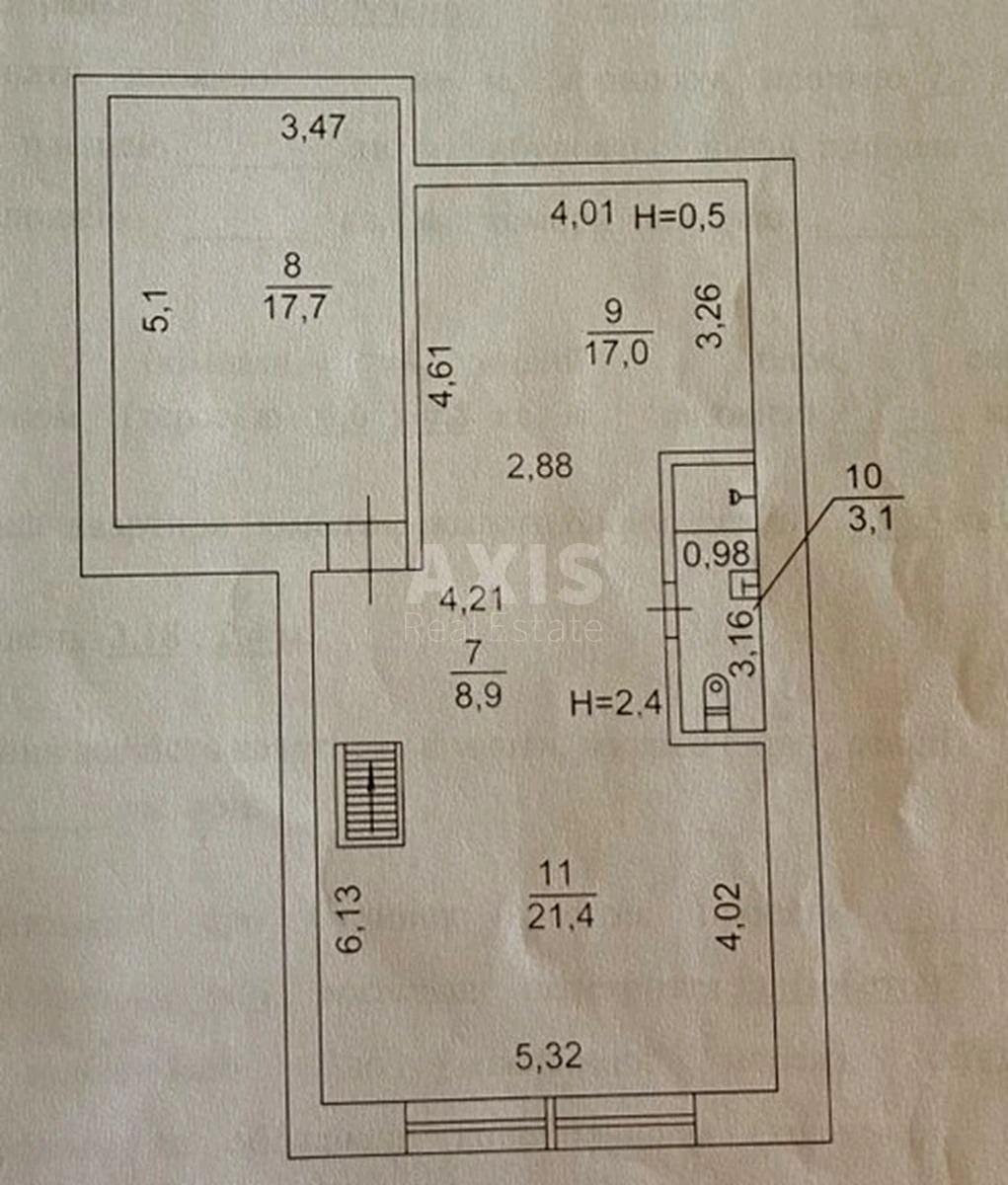 3k apartment vul. Saksagans'kogo 70Б6228212