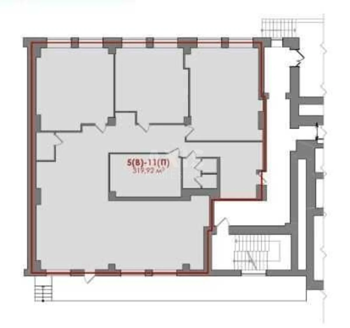 Office vul. Pymonenka Mykoly 13, 319m2647885