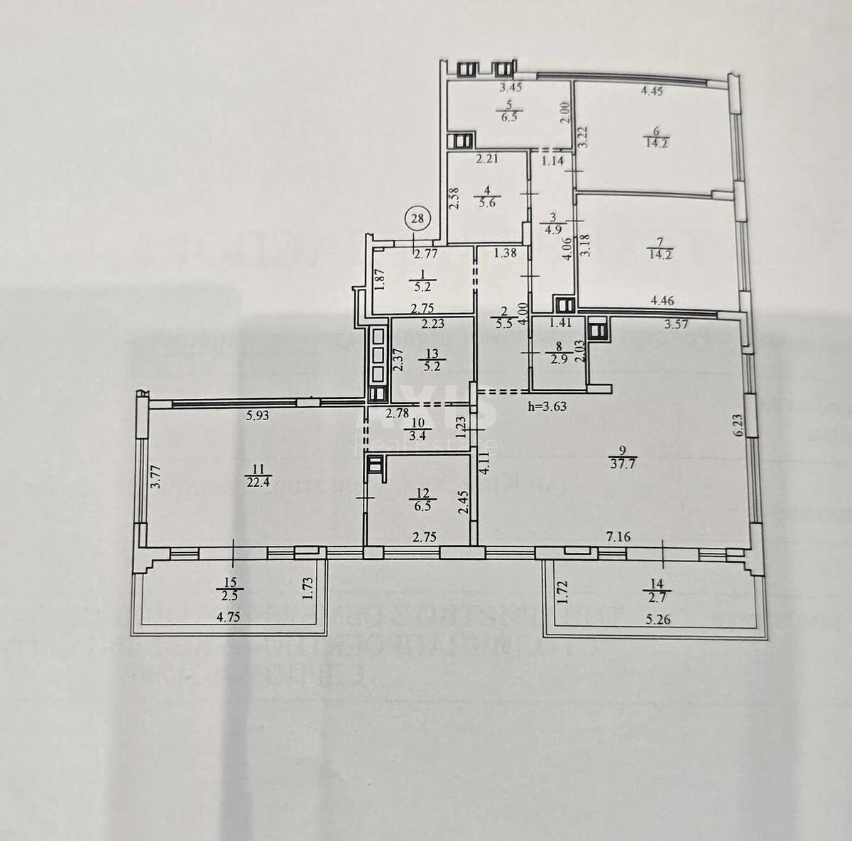 3k apartment vul. Saljutna 2Б649041