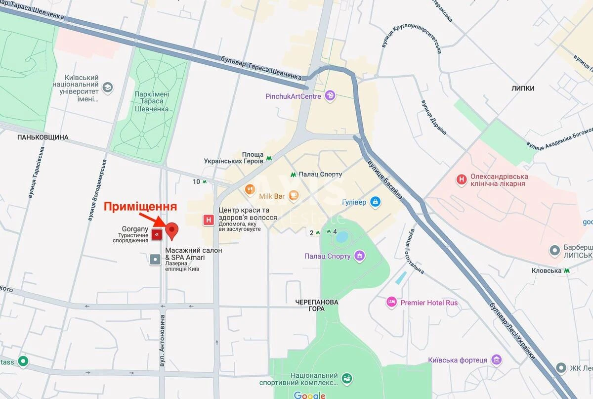 Trade object vul. Antonovycha 13, 146m2581878