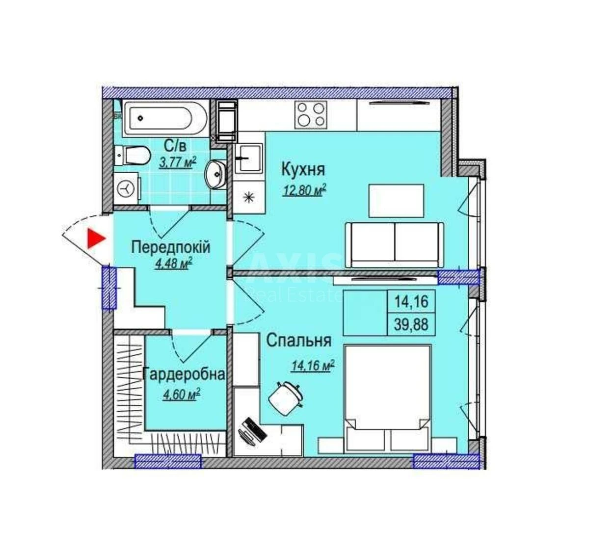 1к квартира ул. Каменская 127680710
