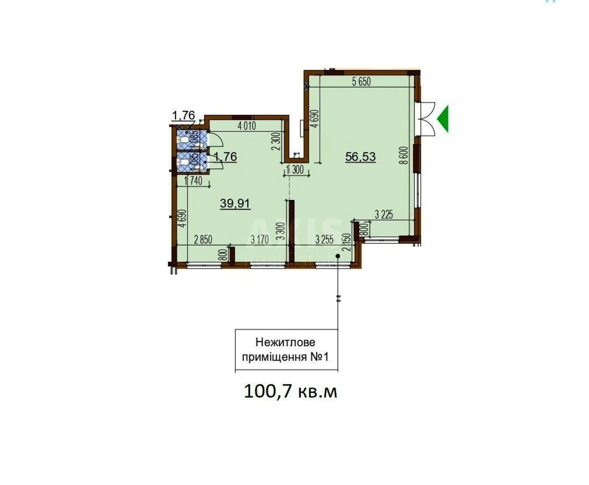 Офис ул. Александра Олеся 3, 101м2665191
