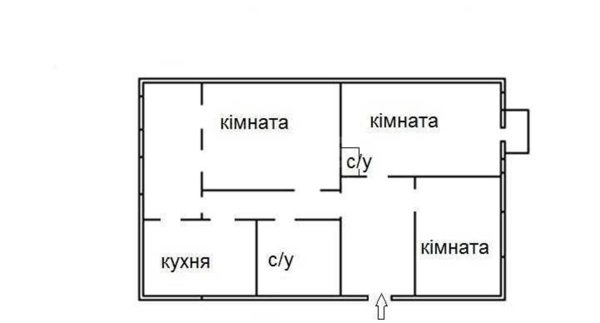 3к квартира ул. Павловская 10634896