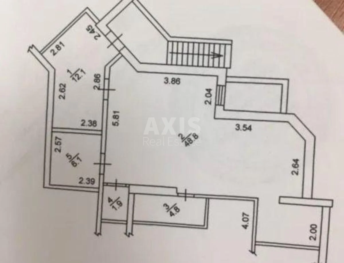 Office vul. Lebedjeva Mykoly 4/39А, 77m26619616