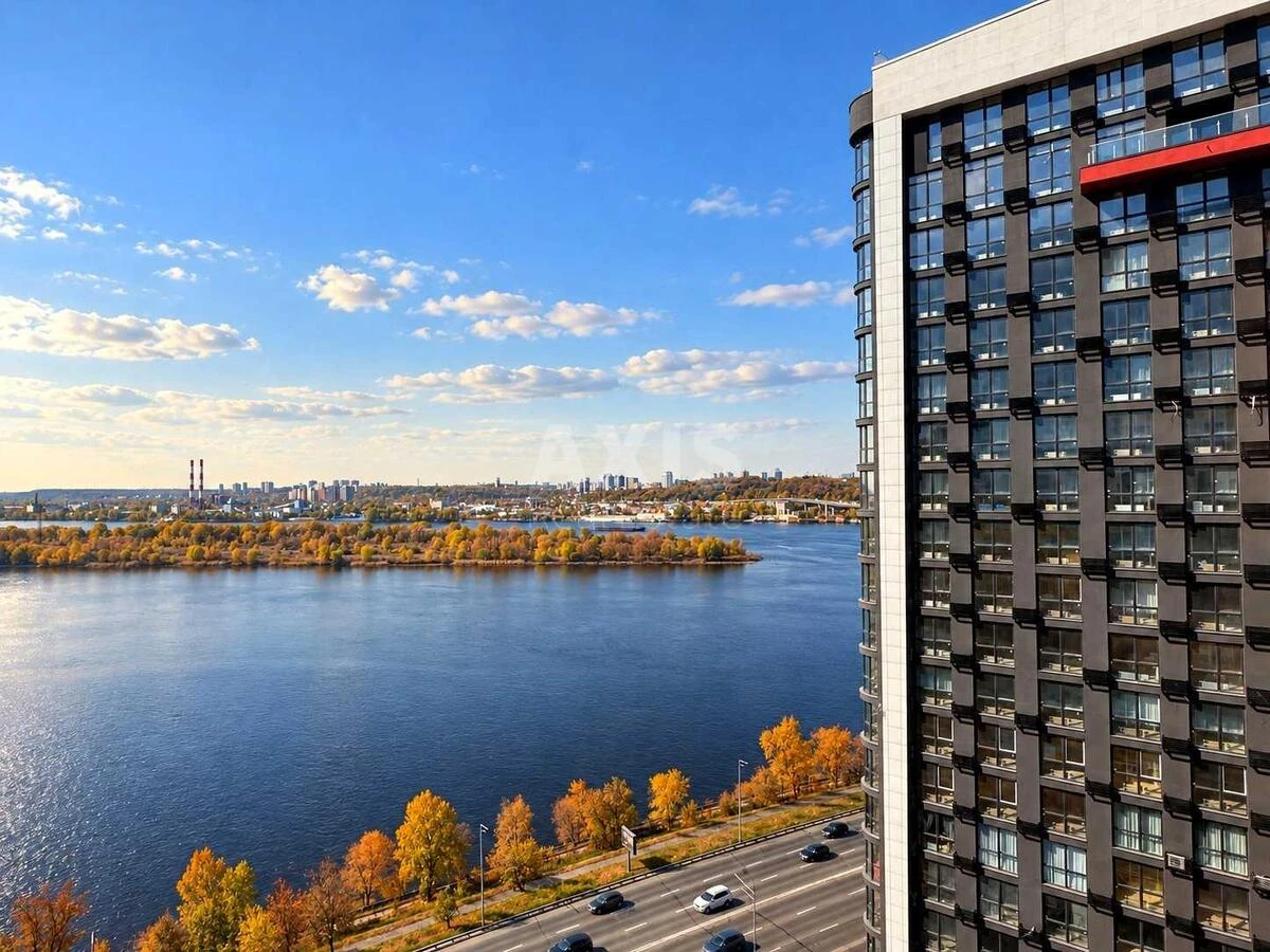 1k apartment nab. Dniprovs'ka 15Ж717638