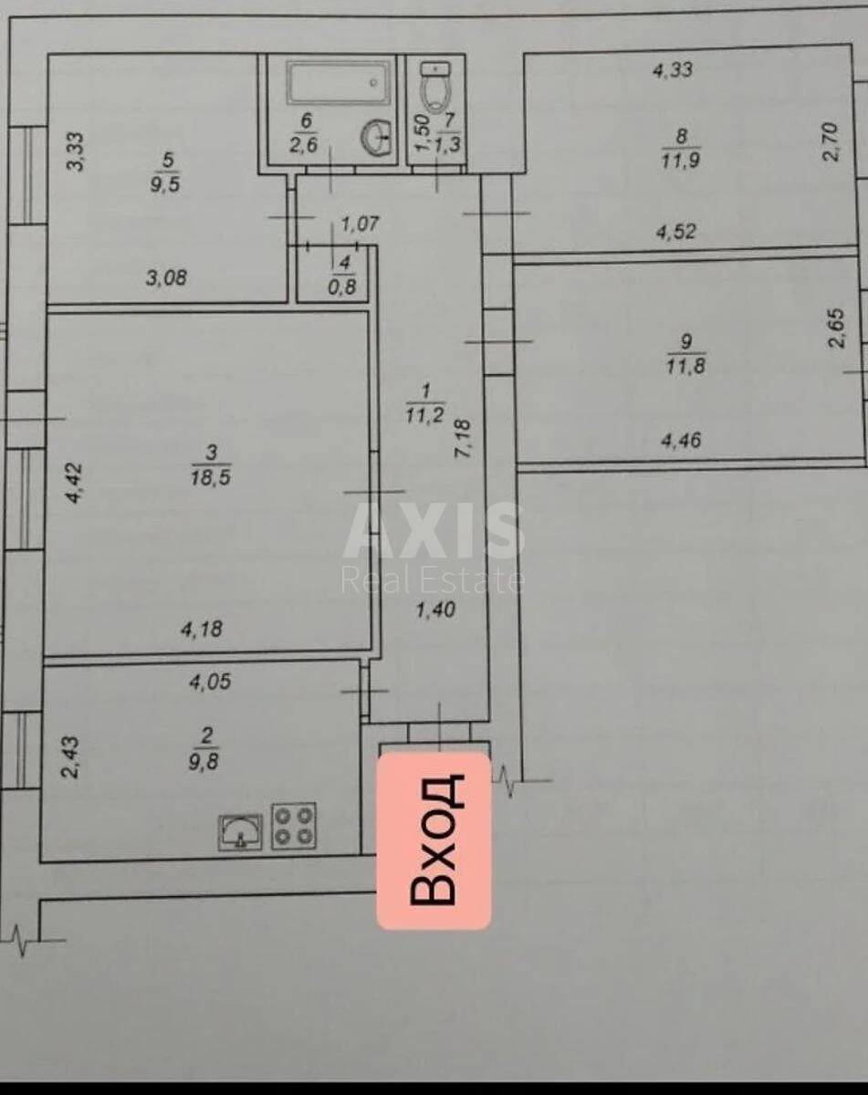 4к квартира ул. Автозаводская 5А709465