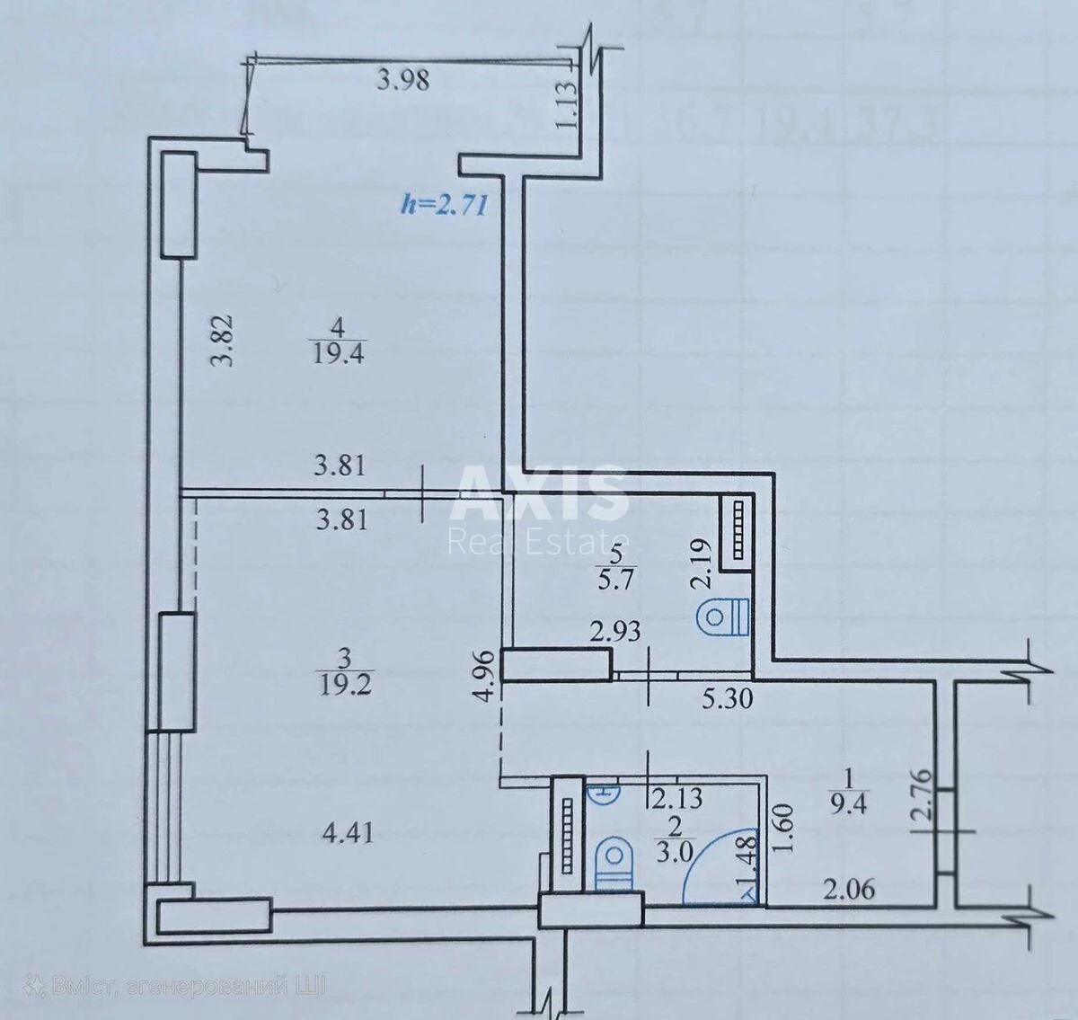 2k apartment vul. Jurija Pashalina 176602417