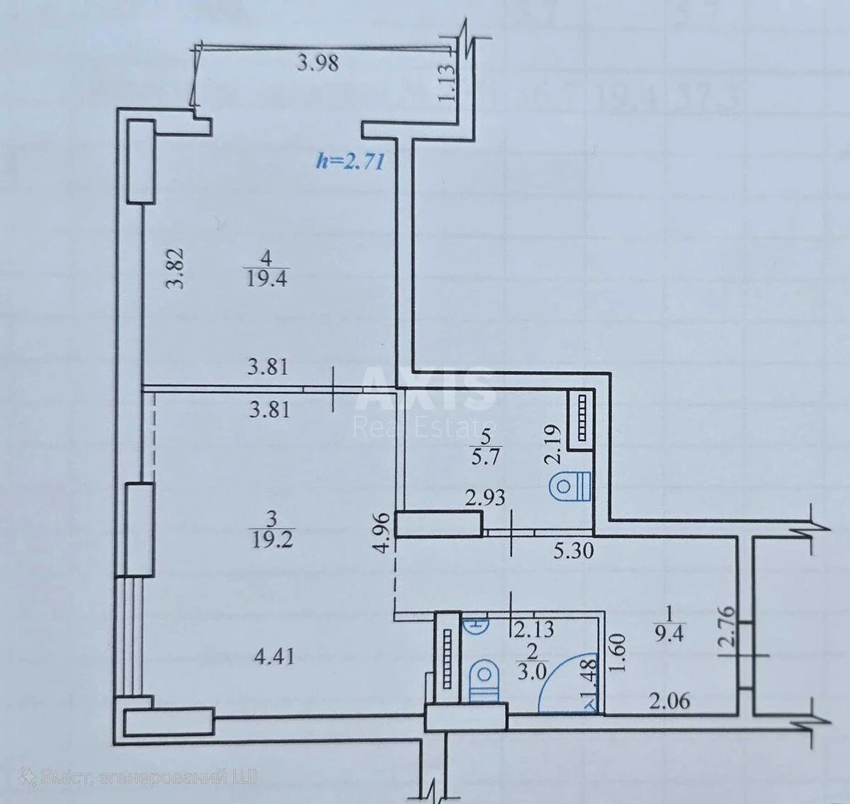 2k apartment vul. Jurija Pashalina 176602417