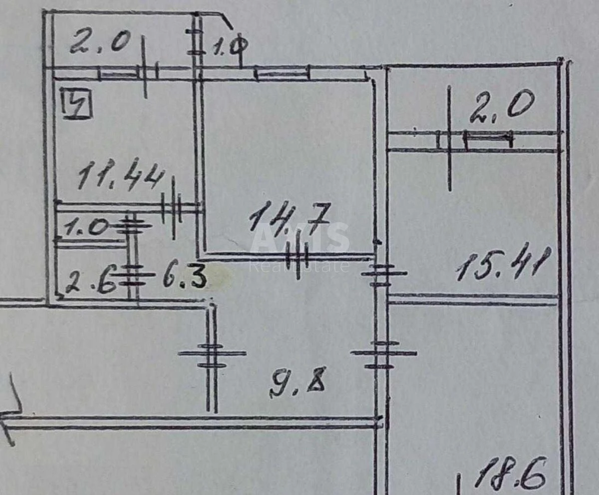 3k apartment vul. Raduns'ka 5Б6290510