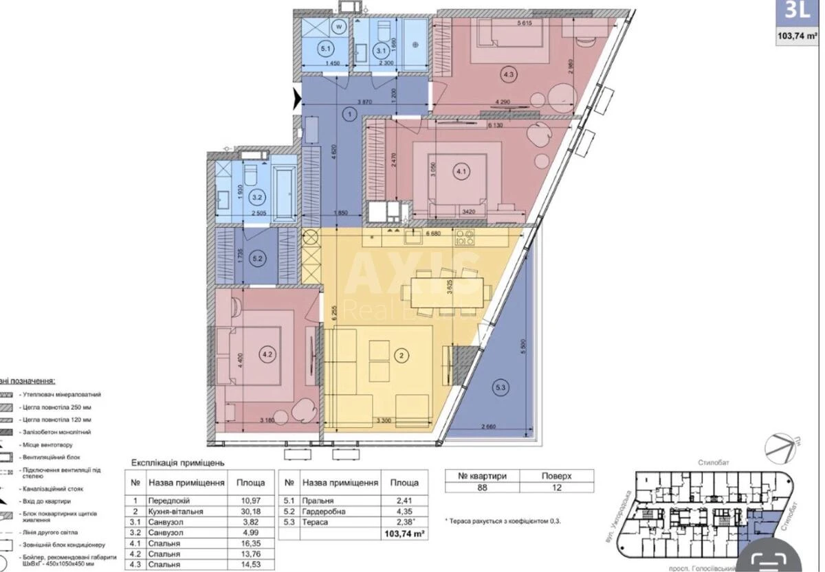 3k apartment vul. Vasyl'kivs'ka 16752513