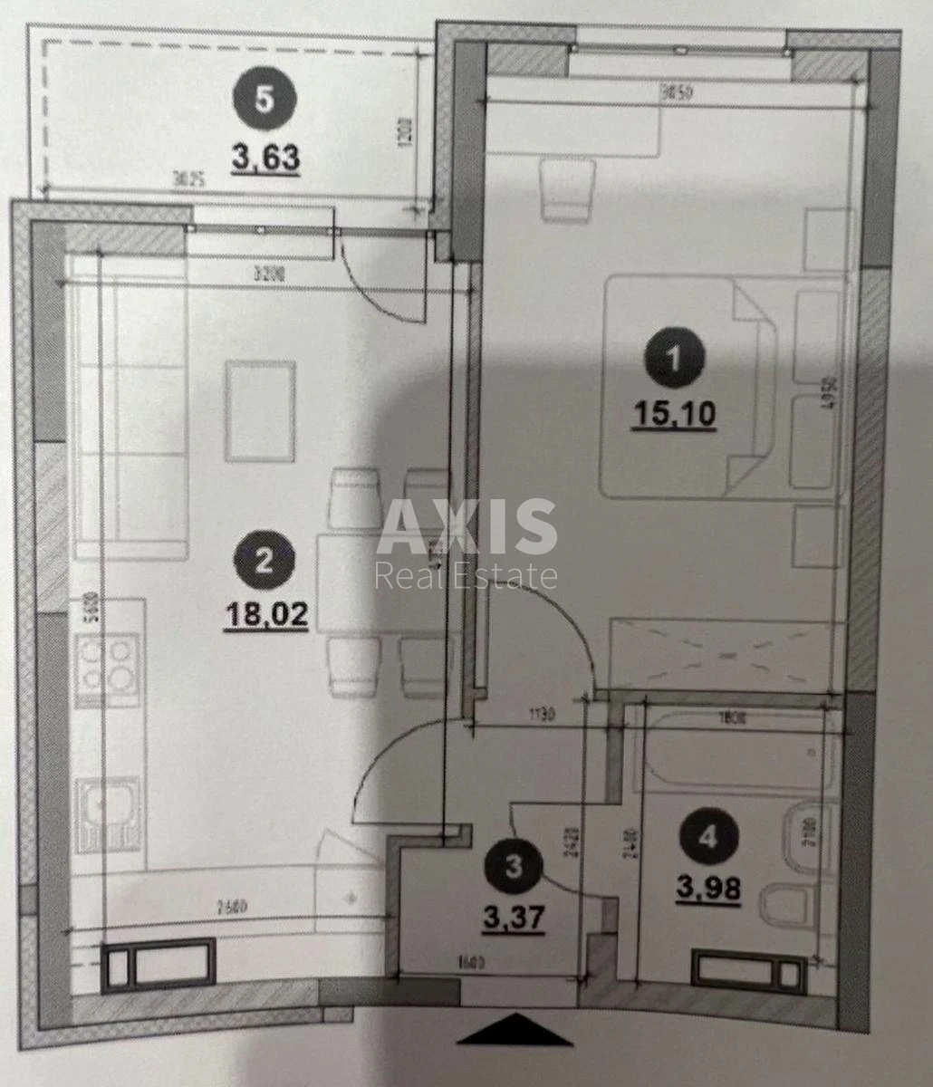1k apartment pr-t Povitryanykh Syl 56G665709