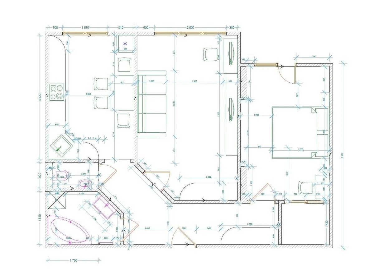 2k apartment vul. Borshhagivs'ka 152А6418314