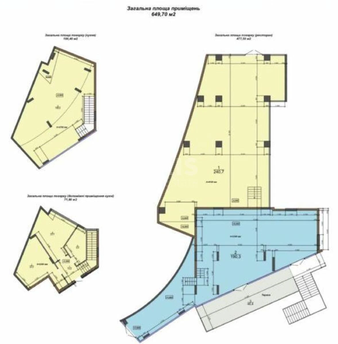 Trade object vul. Glybochyc'ka 73, 649m2651563