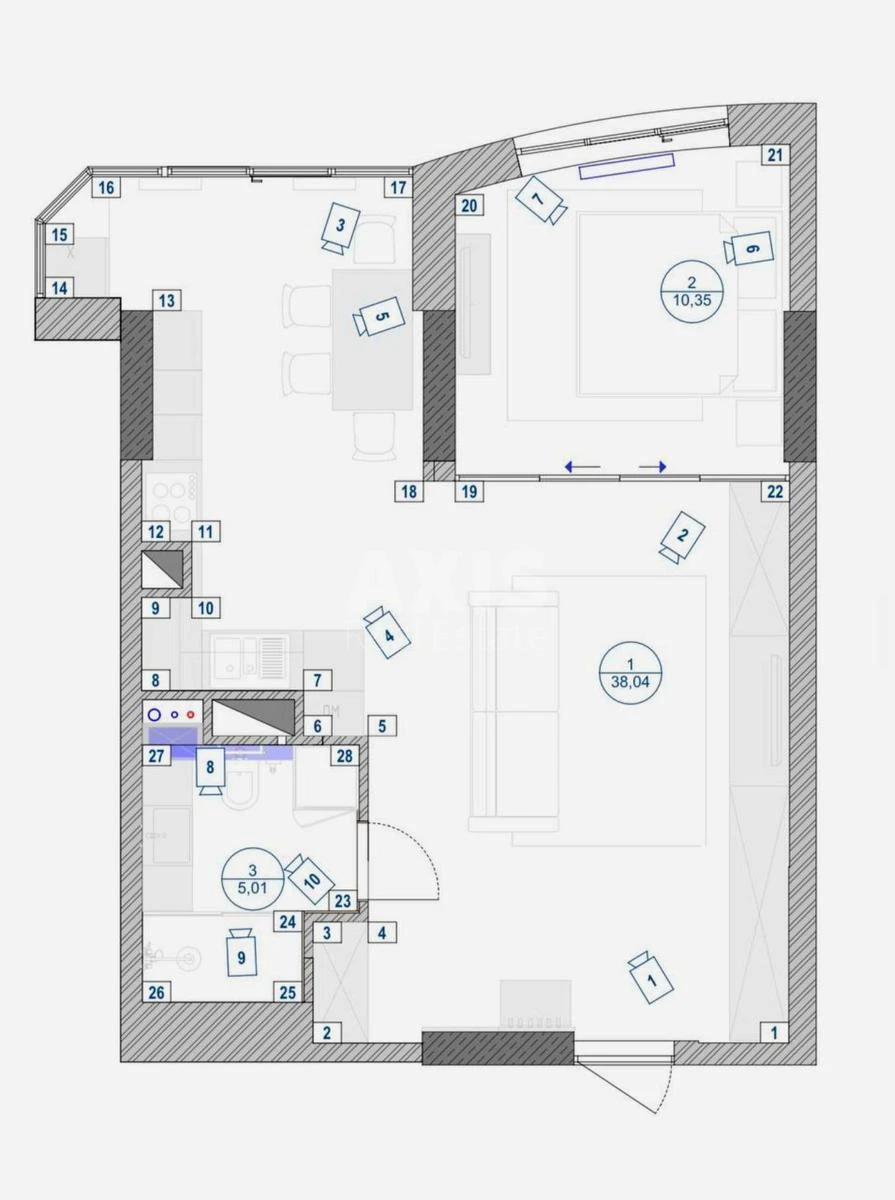 1k apartment vul. Mehanizatoriv 206366420