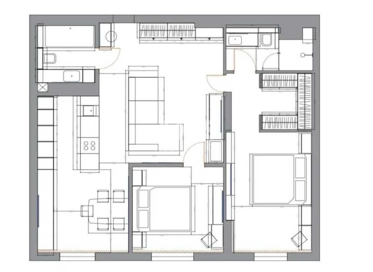 2k apartment vul. Glybochyc'ka 735609519