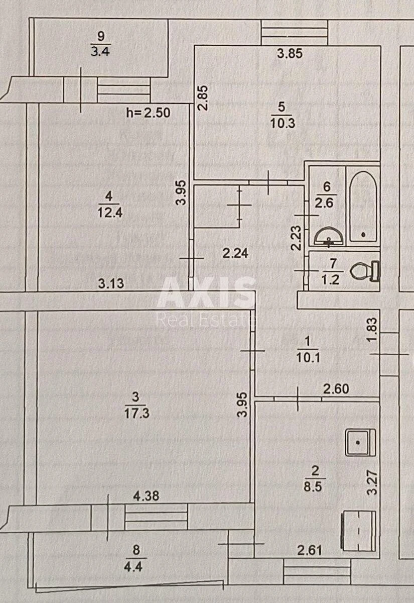 3k apartment prov. Ussurijs'kyj 6682298