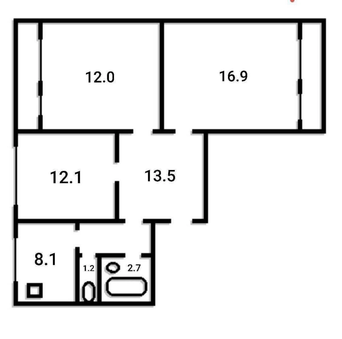 3k apartment vul. Get'mana Vadyma 44600808