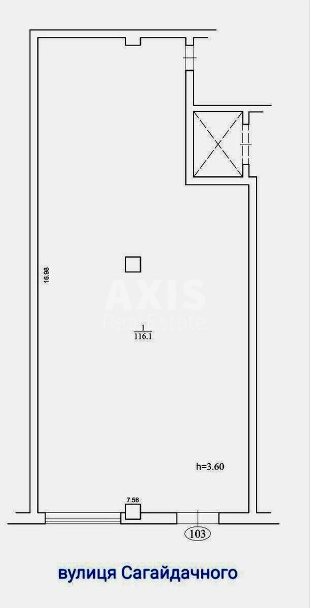 Trade object vul. Sagajdachnogo Petra 18, 116m2644439