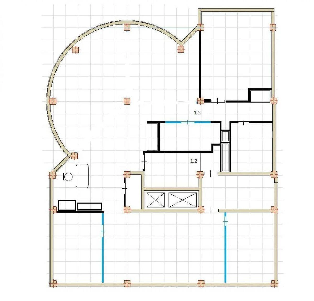 Office vul. Fizkul'tury 28, 390m2673218