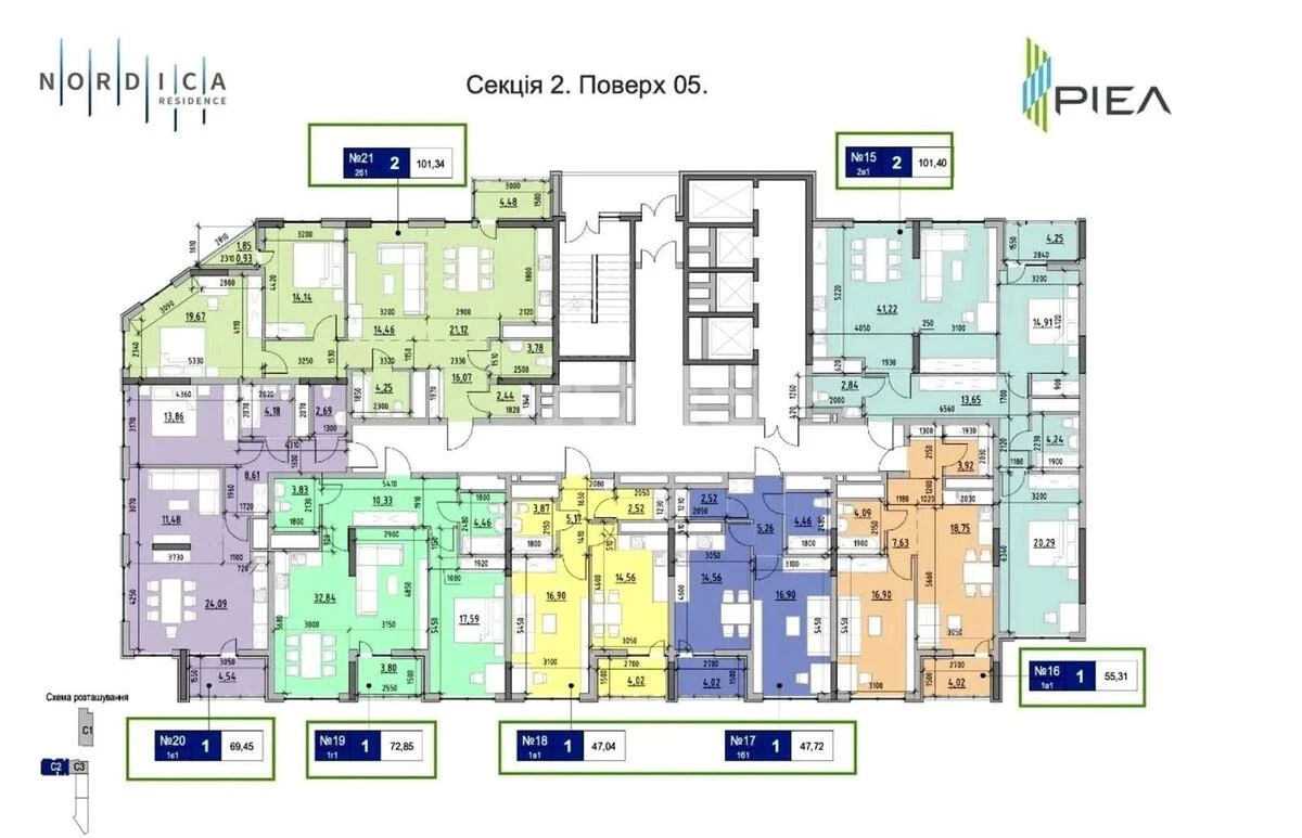 2k apartment vul. Andriya Verkhohlyada 2703391