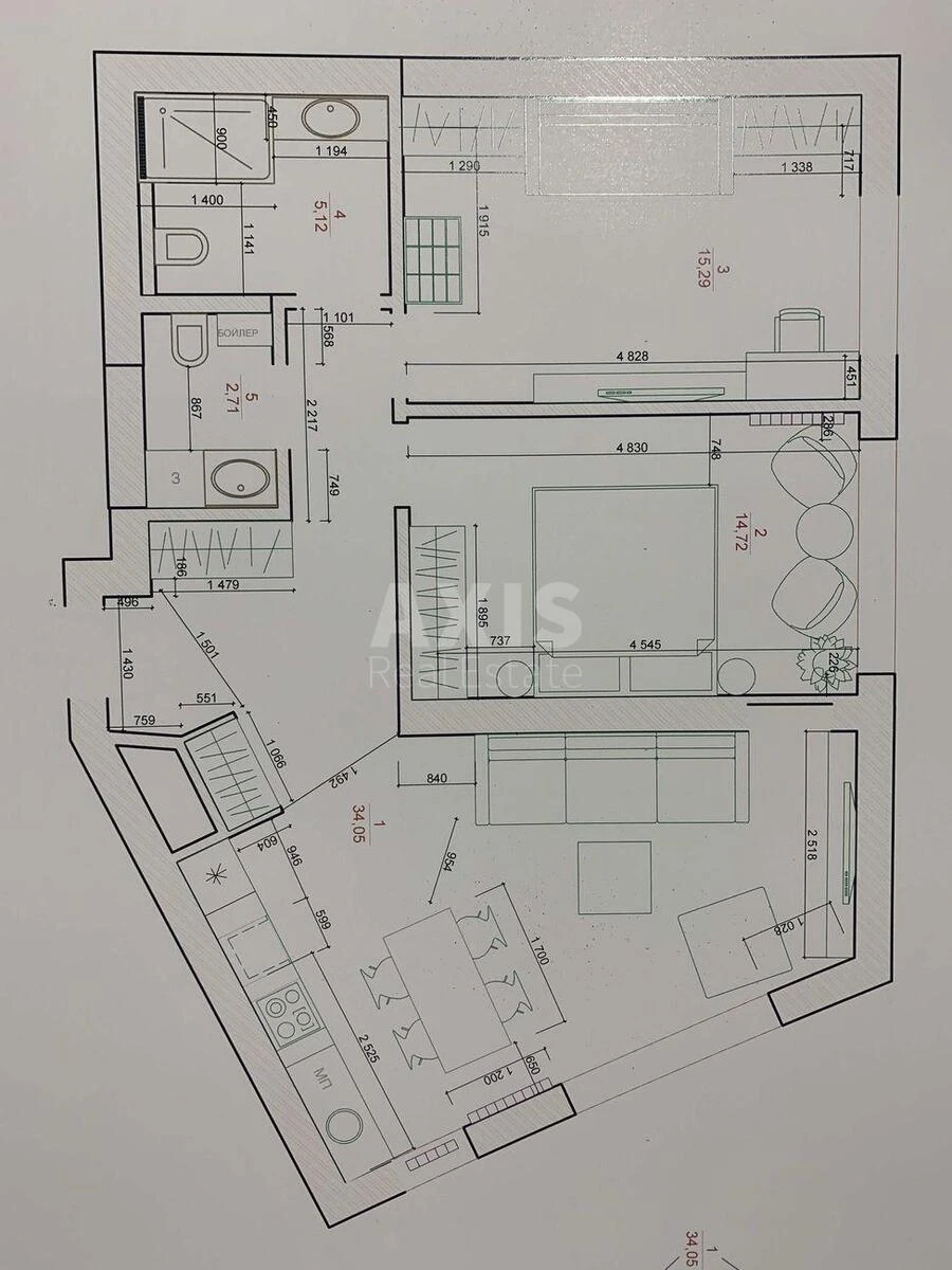 3k apartment vul. Lypkivs'kogo Vasylja Mytropolyta 16Г6886218