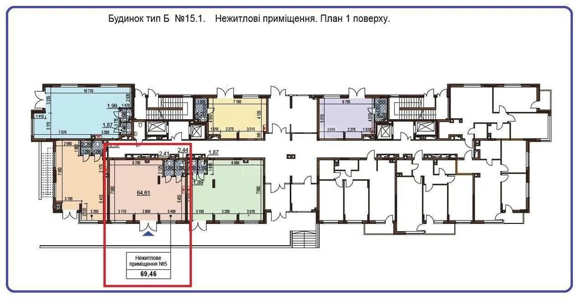 Объект торговли ул. Александра Олеся 3, 70м2684165