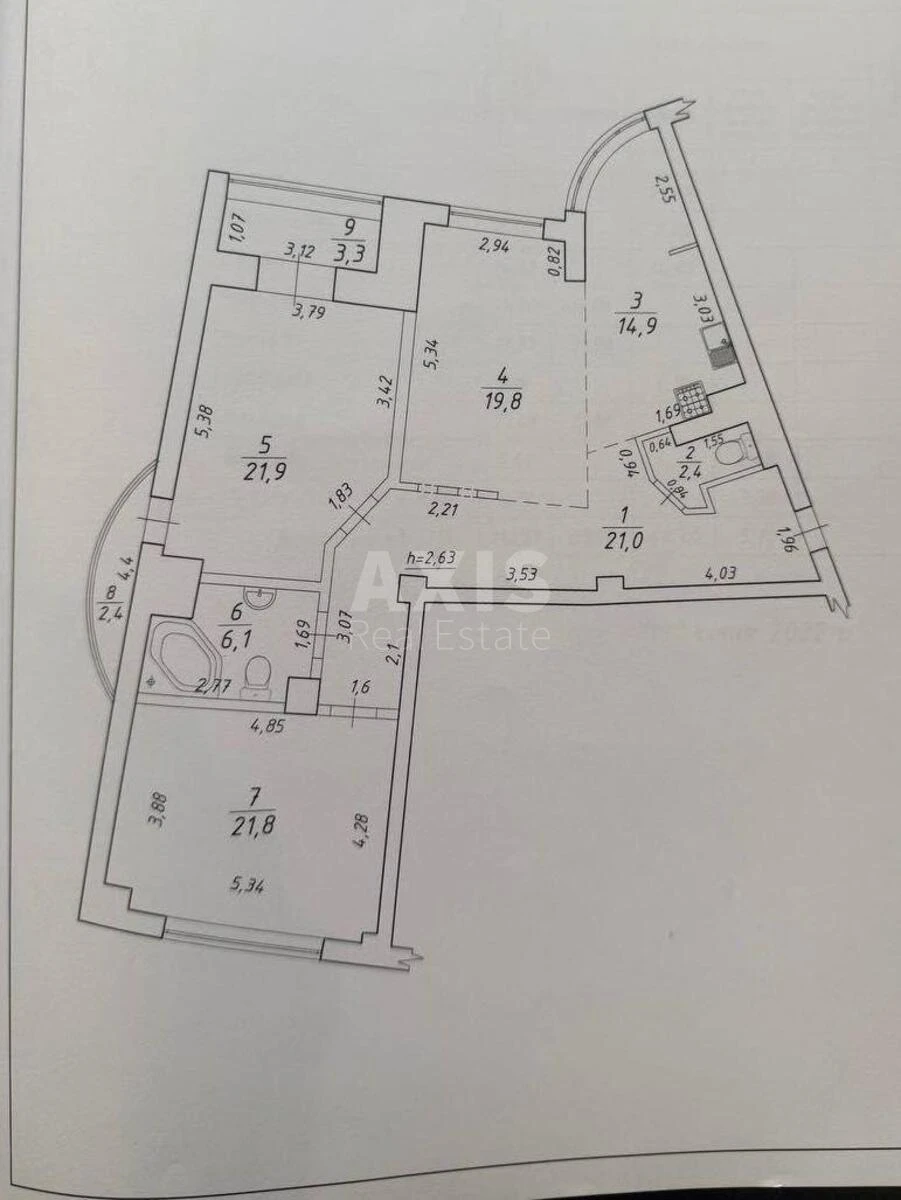 3к квартира ул. Митрополита Андрея Шептицкого 106204416