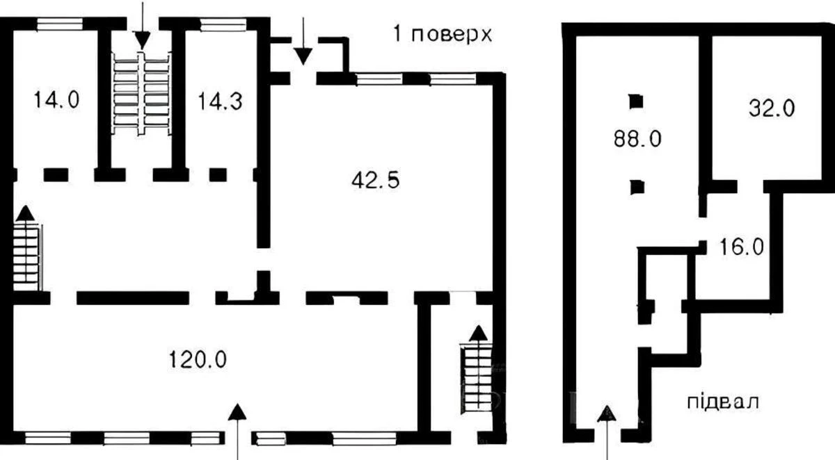 Office vul. Antonovycha 14, 491m2702534