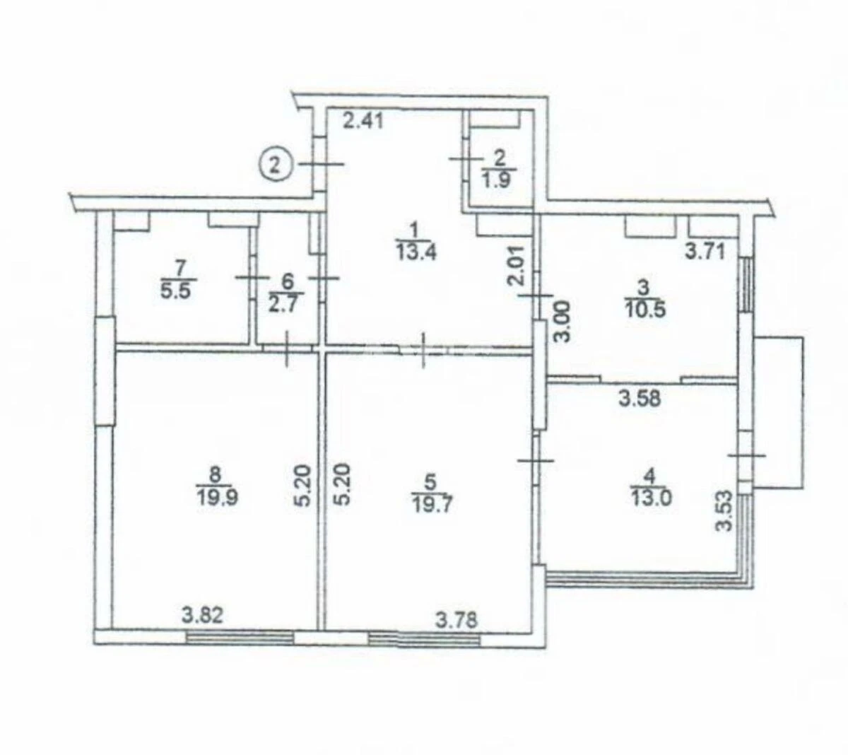2к квартира ул. Деловая 27009444