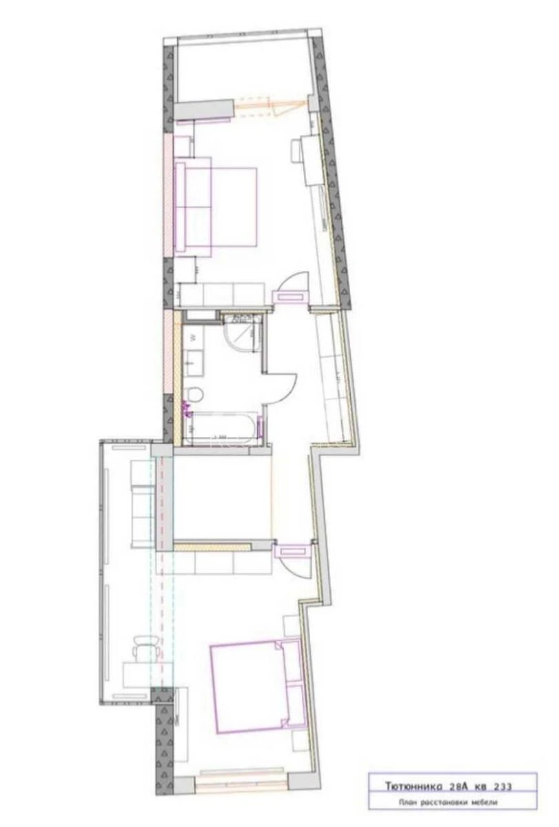 3k apartment vul. Vasylya Tyutyunnyka 28A6611616