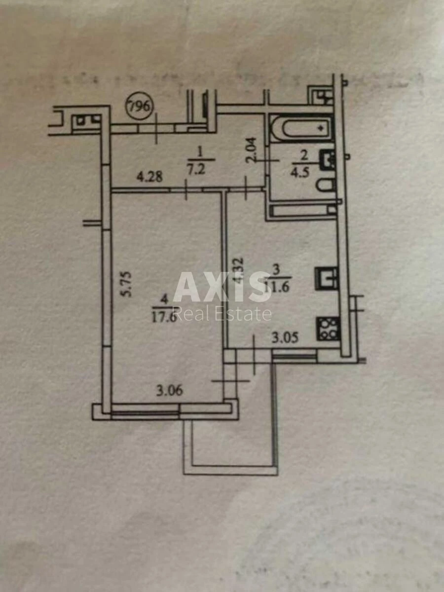 1k apartment vul. Osokors'ka 2а477490